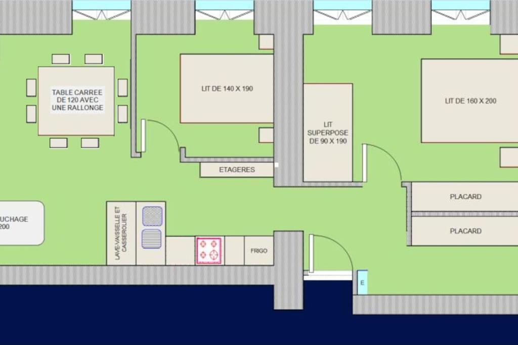 Appartement Familial T3 Avec Sauna 8 Personnes О-Бон Экстерьер фото